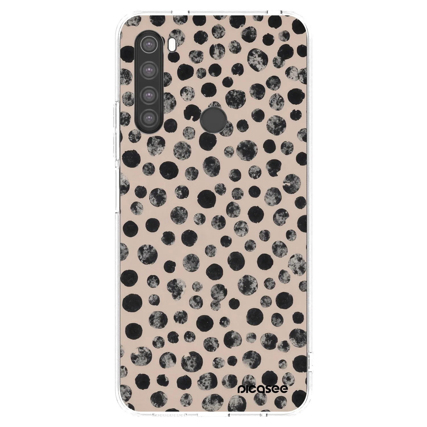 Picasee átlátszó szilikon tok az alábbi mobiltelefonokra Xiaomi Redmi Note 8 - Dots