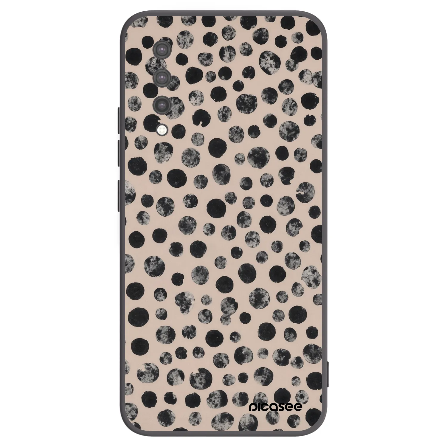 Picasee fekete szilikon tok az alábbi mobiltelefonokra Xiaomi Mi 9 Lite - Dots