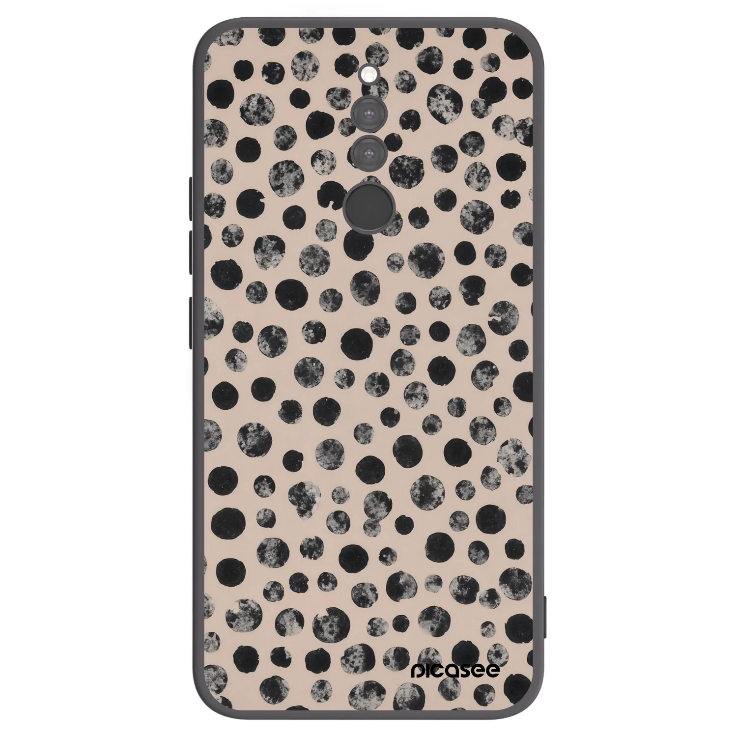 Picasee fekete szilikon tok az alábbi mobiltelefonokra Xiaomi Redmi 8 - Dots