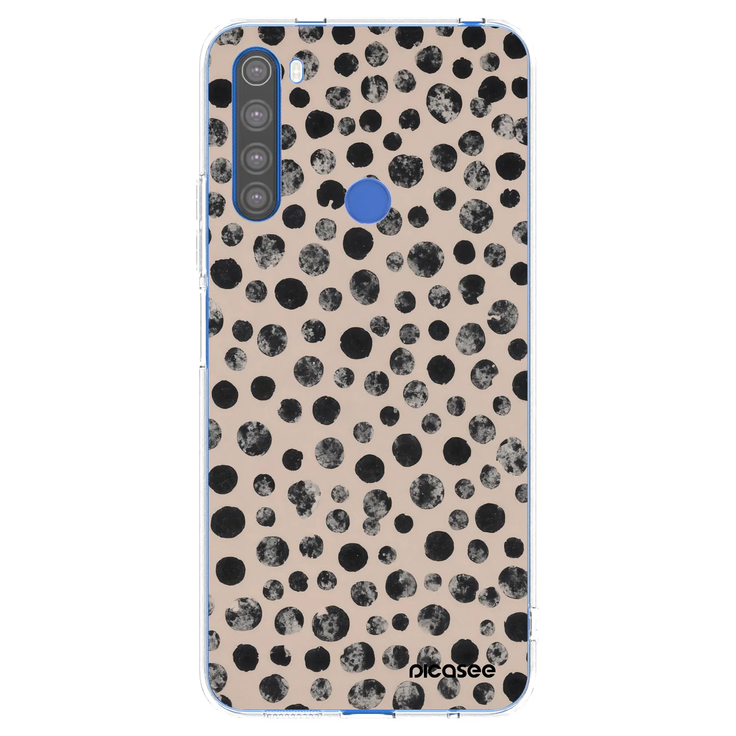 Picasee átlátszó szilikon tok az alábbi mobiltelefonokra Xiaomi Redmi Note 8T - Dots
