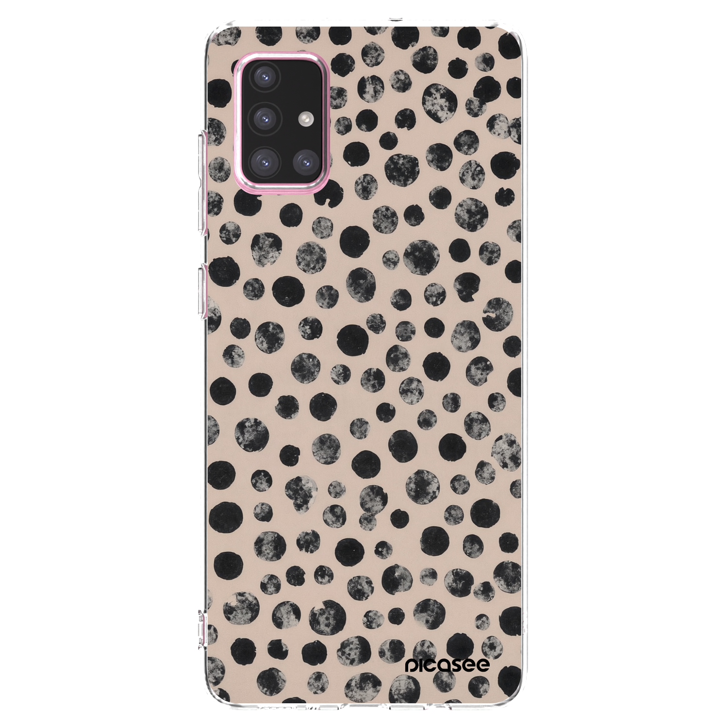 Picasee átlátszó szilikon tok az alábbi mobiltelefonokra Samsung Galaxy A71 A715F - Dots