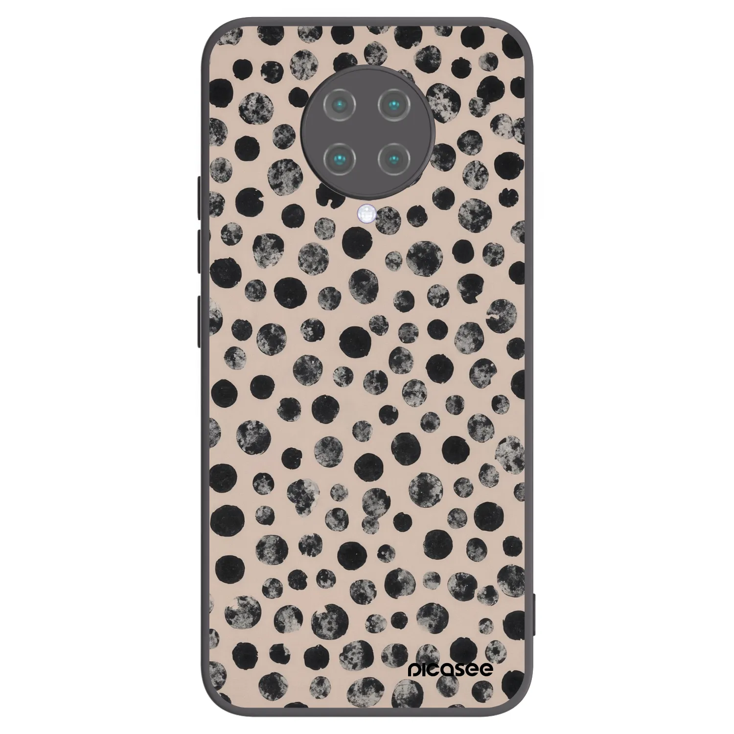 Picasee fekete szilikon tok az alábbi mobiltelefonokra Xiaomi Poco F2 Pro - Dots