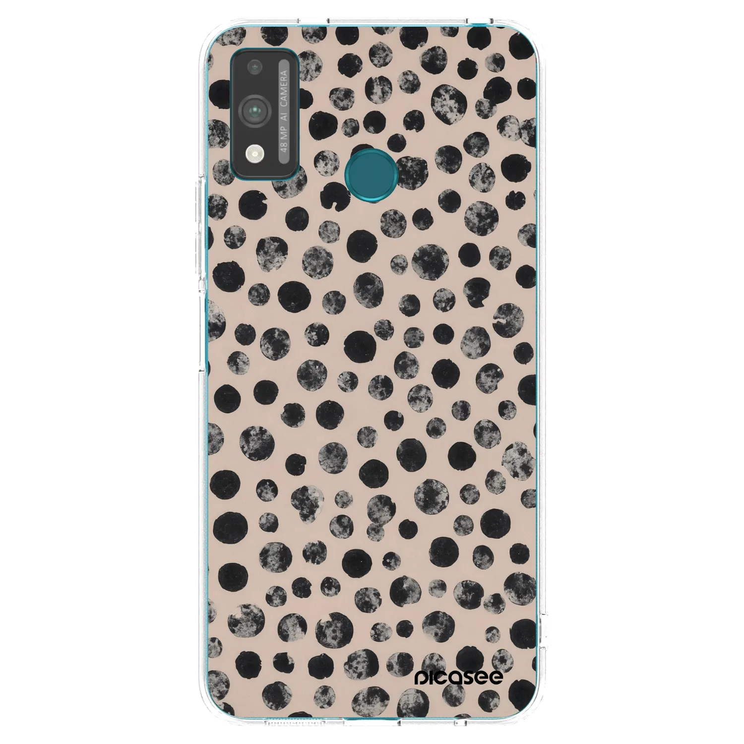 Picasee átlátszó szilikon tok az alábbi mobiltelefonokra Honor 9X Lite - Dots