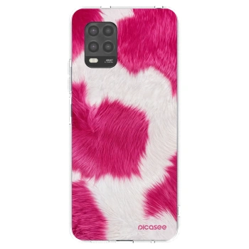Picasee átlátszó szilikon tok az alábbi mobiltelefonokra Xiaomi Mi 10 Lite - Pink Moo