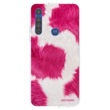 Tok az alábbi mobiltelefonokra Motorola Moto G8 - Pink Moo