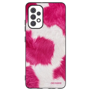 Picasee fekete szilikon tok az alábbi mobiltelefonokra Samsung Galaxy A32 5G A326B - Pink Moo