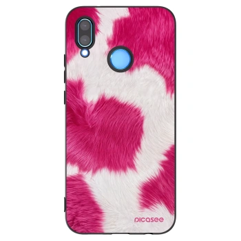 Picasee fekete szilikon tok az alábbi mobiltelefonokra Huawei P20 Lite - Pink Moo