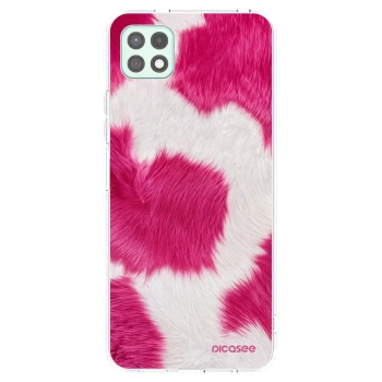 Picasee átlátszó szilikon tok az alábbi mobiltelefonokra Samsung Galaxy A22 A226B 5G - Pink Moo