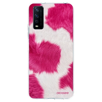 Picasee átlátszó szilikon tok az alábbi mobiltelefonokra Vivo Y11s - Pink Moo