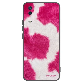 Picasee fekete szilikon tok az alábbi mobiltelefonokra Vivo Y11s - Pink Moo