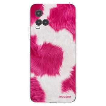 Picasee átlátszó szilikon tok az alábbi mobiltelefonokra Vivo Y33s - Pink Moo