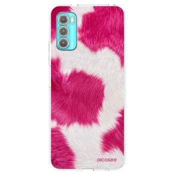 Picasee átlátszó szilikon tok az alábbi mobiltelefonokra Motorola Moto G60 - Pink Moo