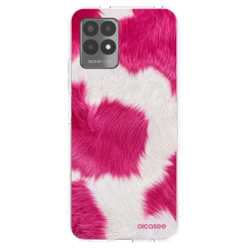 Picasee átlátszó szilikon tok az alábbi mobiltelefonokra Realme 8i - Pink Moo