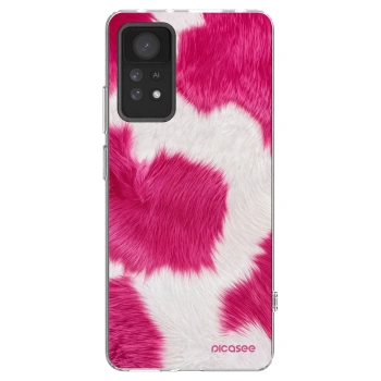 Picasee átlátszó szilikon tok az alábbi mobiltelefonokra Xiaomi Redmi Note 11 Pro 5G - Pink Moo