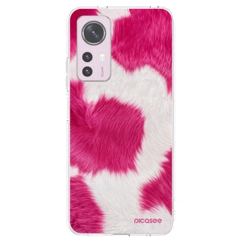 Picasee átlátszó szilikon tok az alábbi mobiltelefonokra Xiaomi 12 - Pink Moo
