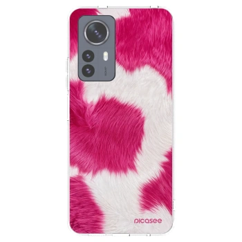 Picasee átlátszó szilikon tok az alábbi mobiltelefonokra Xiaomi 12 Pro - Pink Moo