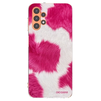 Picasee átlátszó szilikon tok az alábbi mobiltelefonokra Samsung Galaxy A13 4G A135 - Pink Moo