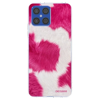 Picasee átlátszó szilikon tok az alábbi mobiltelefonokra Honor X8 4G - Pink Moo