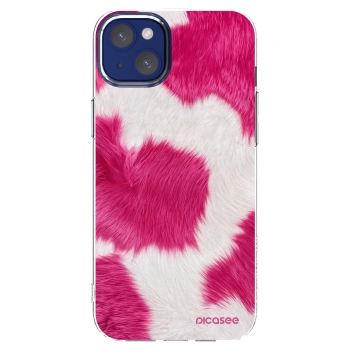 Picasee átlátszó szilikon tok az alábbi mobiltelefonokra Apple iPhone 14 Plus - Pink Moo