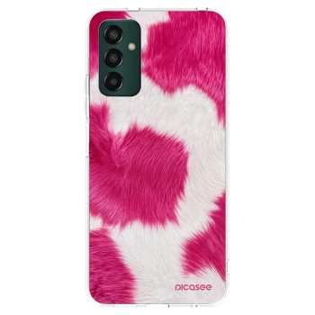 Picasee átlátszó szilikon tok az alábbi mobiltelefonokra Samsung Galaxy M13 M135F - Pink Moo
