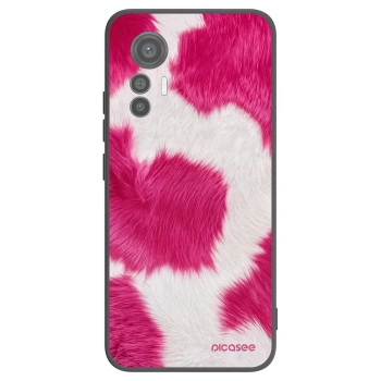 Picasee fekete szilikon tok az alábbi mobiltelefonokra Xiaomi 12 Lite - Pink Moo