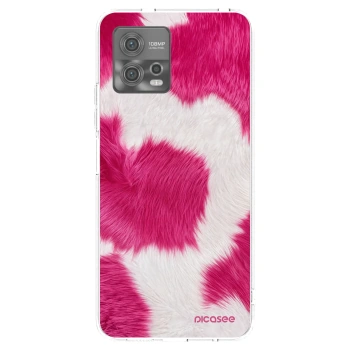 Picasee átlátszó szilikon tok az alábbi mobiltelefonokra Motorola Moto G72 - Pink Moo