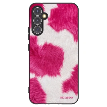 Picasee fekete szilikon tok az alábbi mobiltelefonokra Samsung Galaxy A34 5G A346B - Pink Moo