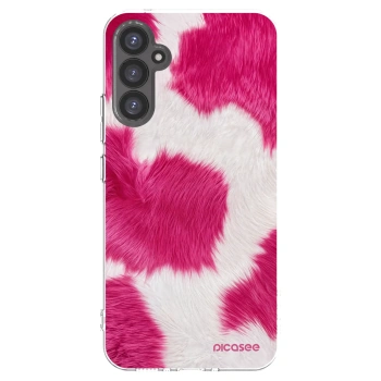 Picasee átlátszó szilikon tok az alábbi mobiltelefonokra Samsung Galaxy A34 5G A346B - Pink Moo