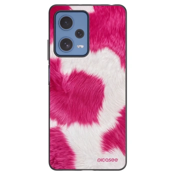 Picasee fekete szilikon tok az alábbi mobiltelefonokra Xiaomi Redmi Note 12 Pro 5G - Pink Moo