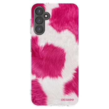 Picasee átlátszó szilikon tok az alábbi mobiltelefonokra Samsung Galaxy A14 5G A146P - Pink Moo