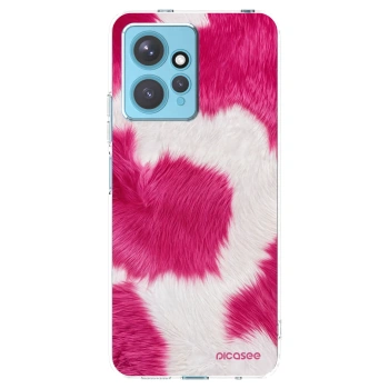 Picasee átlátszó szilikon tok az alábbi mobiltelefonokra Xiaomi Redmi Note 12 4G - Pink Moo