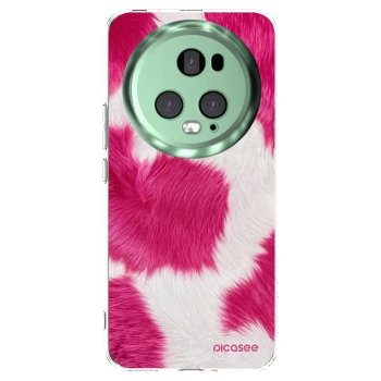 Picasee átlátszó szilikon tok az alábbi mobiltelefonokra Honor Magic5 Pro - Pink Moo