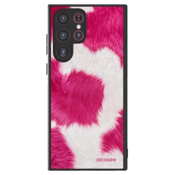 Picasee ULTIMATE CASE PowerShare Samsung Galaxy S22 Ultra 5G - készülékre - Pink Moo