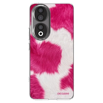 Picasee átlátszó szilikon tok az alábbi mobiltelefonokra Honor 90 5G - Pink Moo