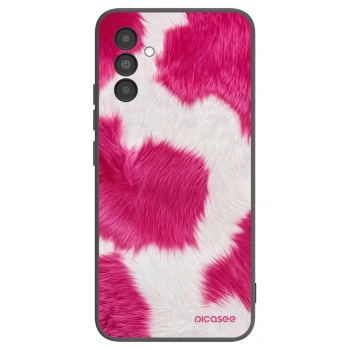 Picasee fekete szilikon tok az alábbi mobiltelefonokra Samsung Galaxy A04s A047F - Pink Moo