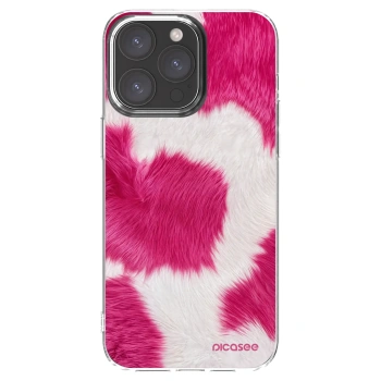 Picasee átlátszó szilikon tok az alábbi mobiltelefonokra Apple iPhone 15 Pro Max - Pink Moo