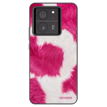 Picasee fekete szilikon tok az alábbi mobiltelefonokra Xiaomi 13T - Pink Moo