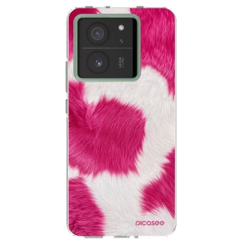 Picasee átlátszó szilikon tok az alábbi mobiltelefonokra Xiaomi 13T Pro - Pink Moo