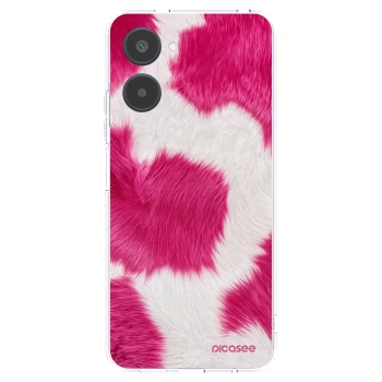 Picasee átlátszó szilikon tok az alábbi mobiltelefonokra Realme 10 4G - Pink Moo