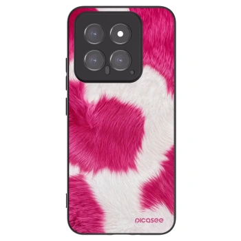 Picasee fekete szilikon tok az alábbi mobiltelefonokra Xiaomi 14 - Pink Moo