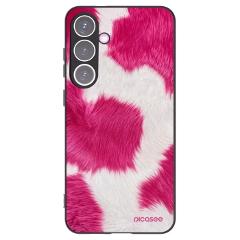 Picasee fekete szilikon tok az alábbi mobiltelefonokra Samsung Galaxy S24+ S926B 5G - Pink Moo
