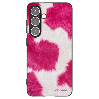 Picasee fekete szilikon tok az alábbi mobiltelefonokra Samsung Galaxy S24 S921B 5G - Pink Moo