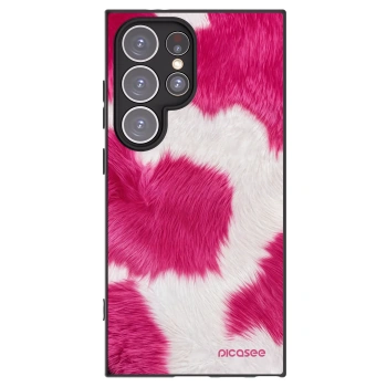 Picasee fekete szilikon tok az alábbi mobiltelefonokra Samsung Galaxy S24 Ultra S928B 5G - Pink Moo