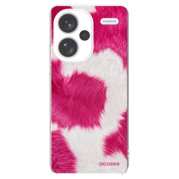 Picasee átlátszó szilikon tok az alábbi mobiltelefonokra Xiaomi Redmi Note 13 Pro+ 5G - Pink Moo
