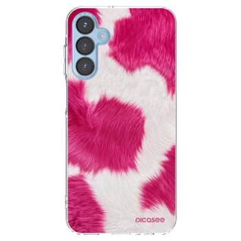 Picasee átlátszó szilikon tok az alábbi mobiltelefonokra Samsung Galaxy A15 A156B 5G - Pink Moo