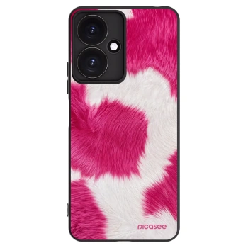 Picasee fekete szilikon tok az alábbi mobiltelefonokra Xiaomi Redmi 13C 5G - Pink Moo