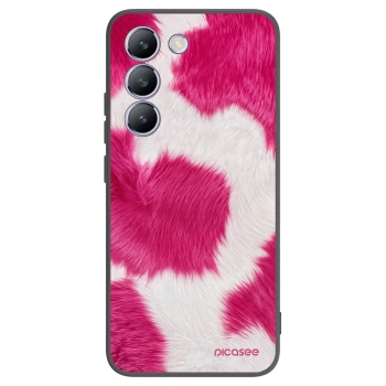 Picasee fekete szilikon tok az alábbi mobiltelefonokra Vivo V40 SE 5G - Pink Moo