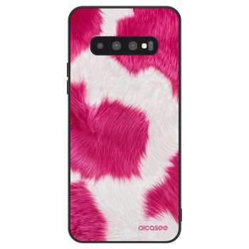 Szilikon tok erre a típusra Samsung Galaxy S10 Plus G975 - Pink Moo