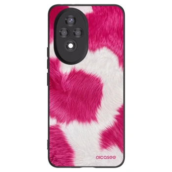 Picasee fekete szilikon tok az alábbi mobiltelefonokra Honor 200 5G - Pink Moo