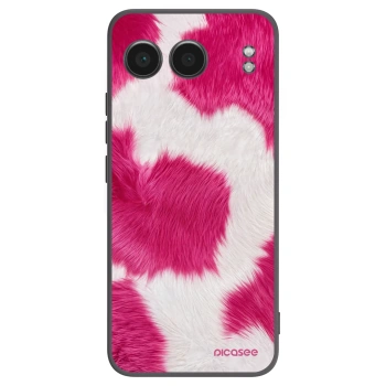Picasee fekete szilikon tok az alábbi mobiltelefonokra OnePlus Nord 4 - Pink Moo